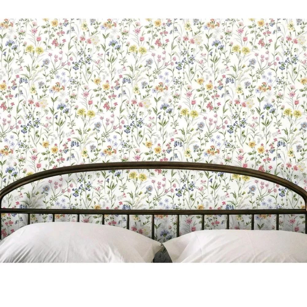 NextWall Wildflowers Peel and Stick Wallpaper: Removable Vinyl,
